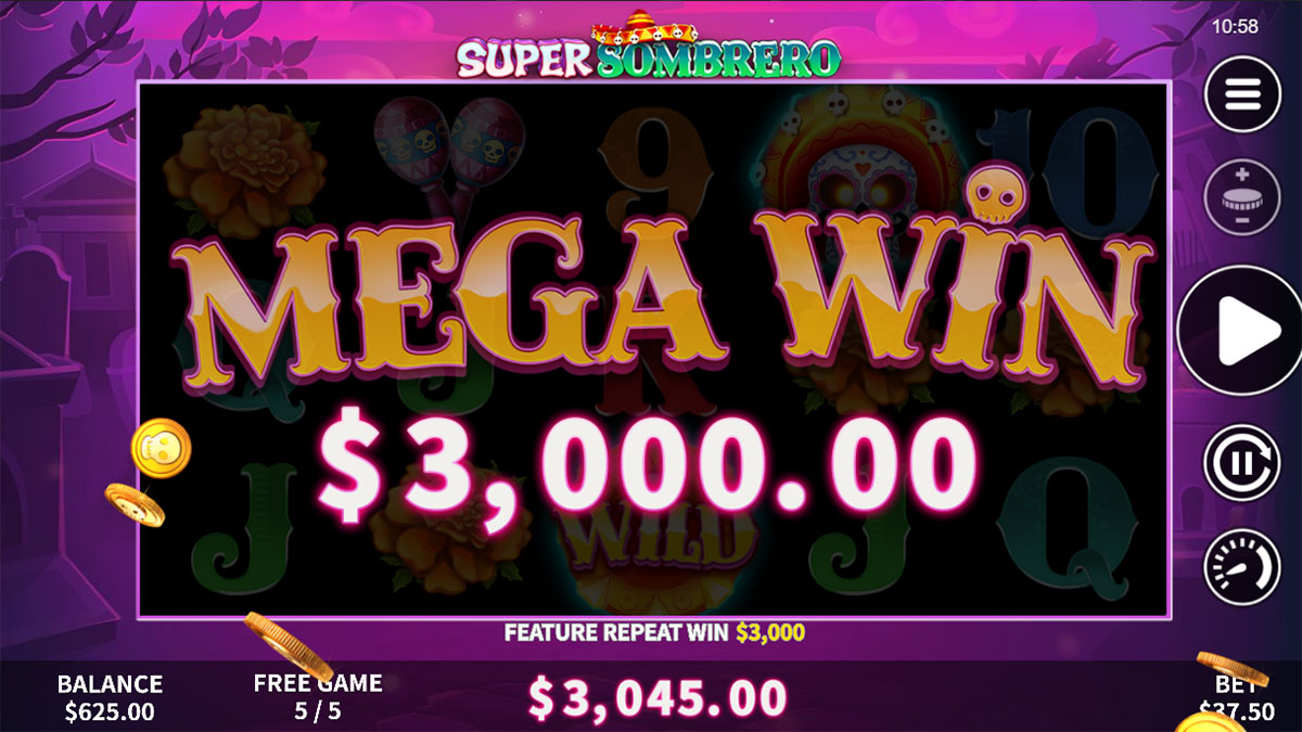 Super Sombrero Mega Win