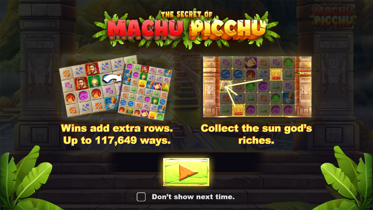 The Secret of Machu Picchu Homescreen