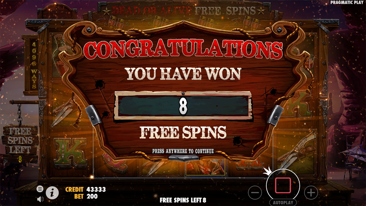 The Wild Gang Free Spins
