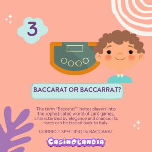 Baccarat or Baccarrat?
