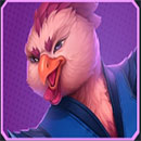 Battle Roosters Symbol Purple