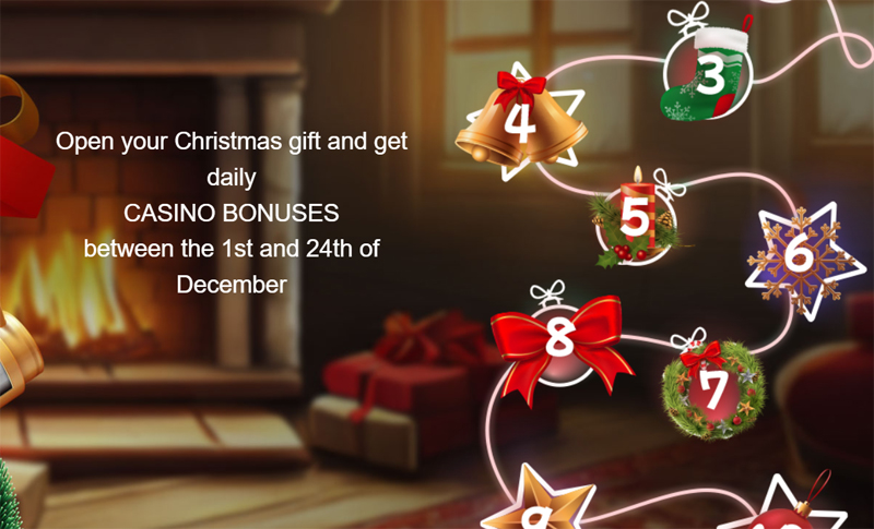Cashalot Casino Christmas Bonus Calendar