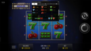 Jackpot Five Times Wins Paytable