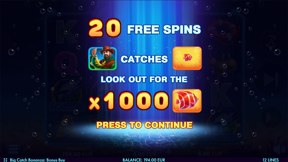 Big Catch Bonanza Bonus Buy Free Spins