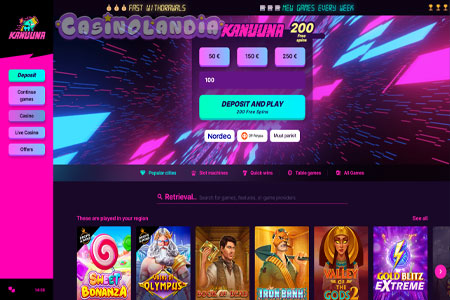 Kanuna Casino Desktop Video Review