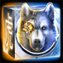 Cyber Wolf Dice Symbol Wolf