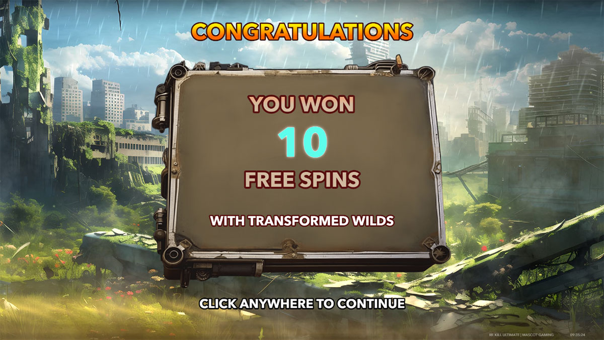 Re Kill Ultimate Free Spins