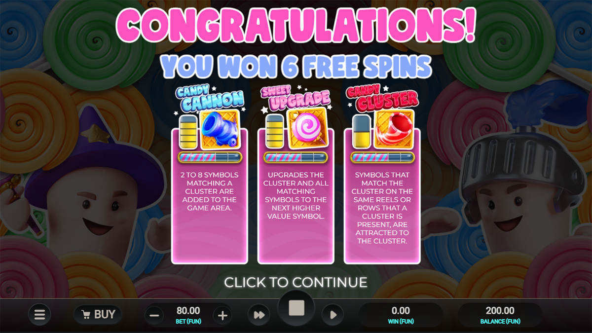 Sweetopia Royale Free Spins