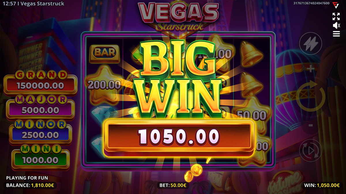 Vegas Starstruck Big Win