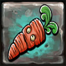 Zombie Rabbit Invasion Symbol Carrot