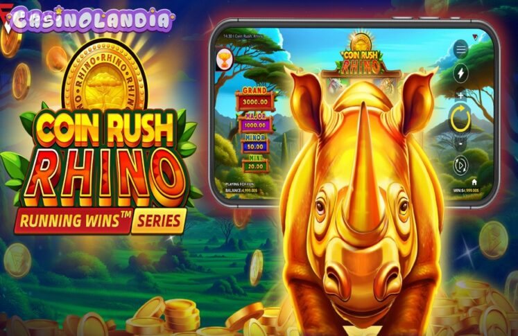Coin Rush: Rhino Running Wins by Fugaso
