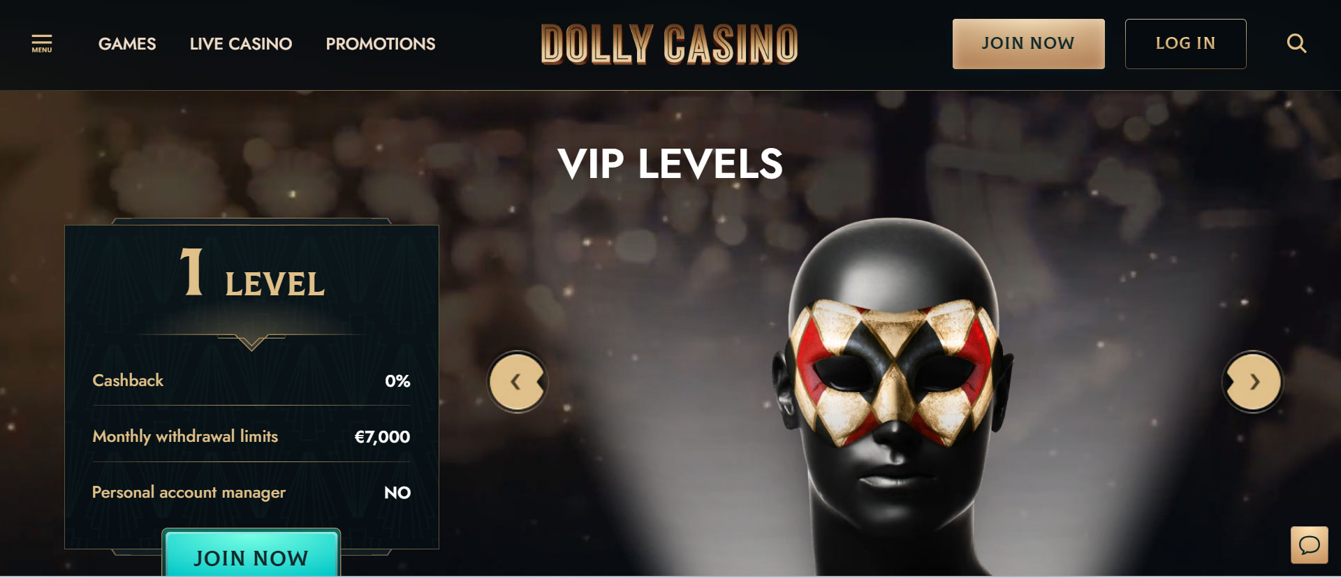 Dolly Casino VIP Program