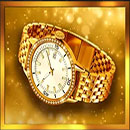Fortune & Finery Symbol Gold Watch