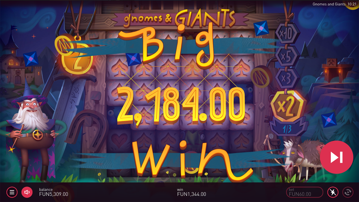 Gnomes & Giants Big Win