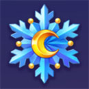 Moon Princess Power of Love Symbol Snowflake