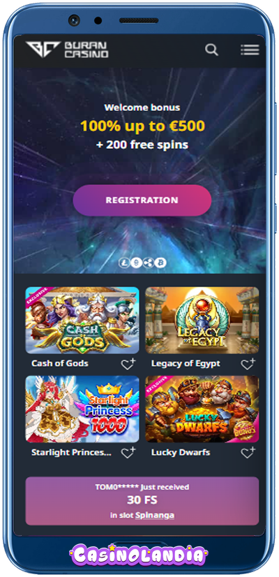 Buran Casino Mobile App