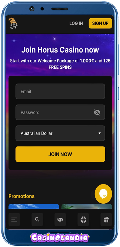 Horus Casino Mobile App