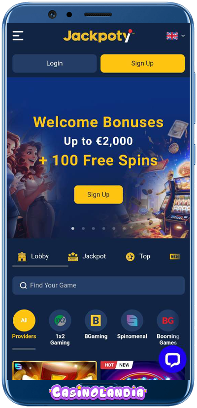 Jackpoty Casino Mobile App