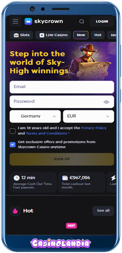 Skycrown Casino Mobile App