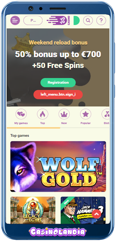 YoYo Casino Mobile App