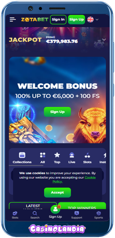 Zotabet Casino Mobile App