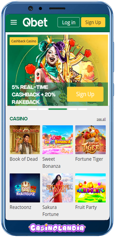 QBet Casino Mobile App