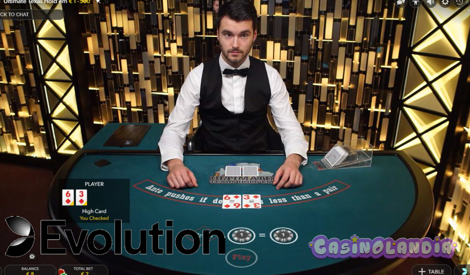 Ultimate Texas Hold'em by Evolution