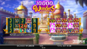 10,000 Wonders MultiMax Homescreen