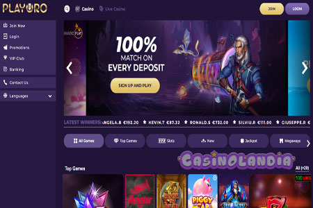 PlayOro Casino Desktop Video Review