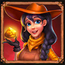 Gold Rush Frenzy Megaways Woman