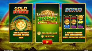 Luck O’ The Irish Cash Strike Homescreen