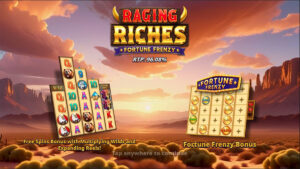 Raging Riches Homescreen