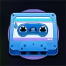 Retro Tapes Blue