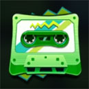 Retro Tapes Green