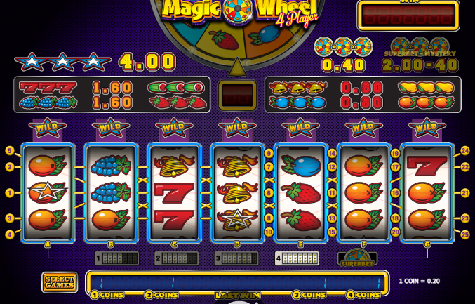 Magic Wheel 4 Player slot by StakeLogic