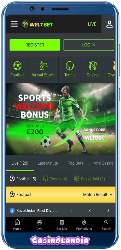 Weltbet Casino Mobile App