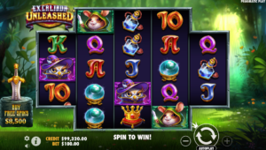 excalibur unleashed slot