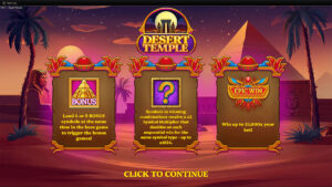 Desert Temple Homescreen