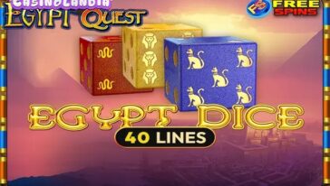 Egypt Dice by Amusnet