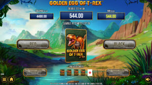 Golden Egg of T-Rex Gamble Round