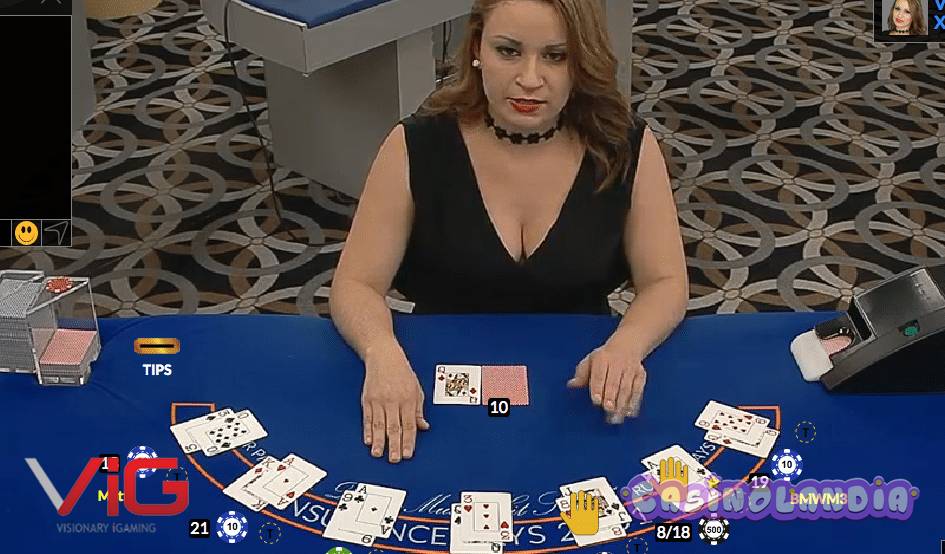 Live Blackjack by Visionary iGaming