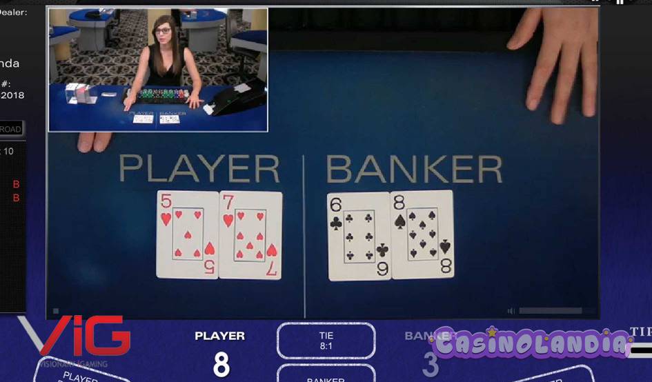 Live Baccarat by Visionary iGaming