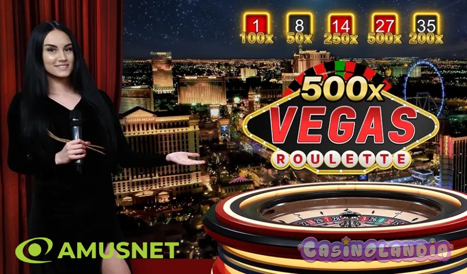 Vegas Roulette 500x by Amusnet