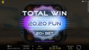 Rotating Element Free Spins Win