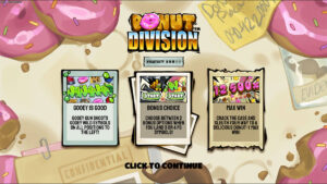 Donut Division Homescreen