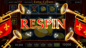 Extra Crown Deluxe Paytable Symbol Respin