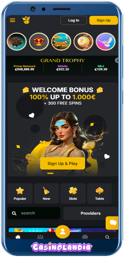 Kaasino Casino Mobile App Shot