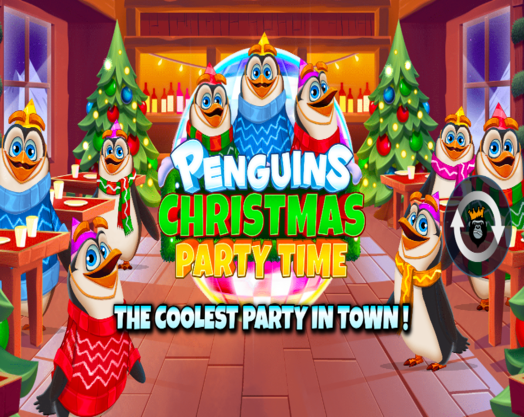 Penguins Christmas Party Time