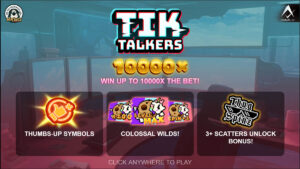 Tik Talkers Homescreen