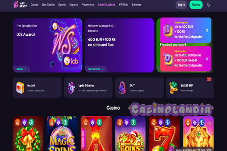 WinSpirit Casino Desktop Video Review